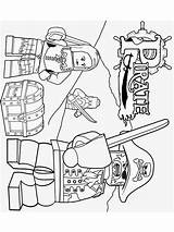 Lego Pirates coloring Pages Free Printable sketch template