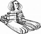Sphinx Of Giza Coloring Page  ColouringPages sketch template