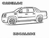 Cadillac Car Coloring Printable Pages sketch template