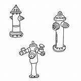 Fire Hydrant Coloring Page sketch template
