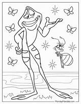 24 Princess & The Frog Coloring Pages Free PDF Printables sketch template