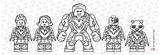 Lego Avengers Printable Coloring Pages sketch template