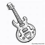 Guitar Coloring Pages  Free & Printable sketch template