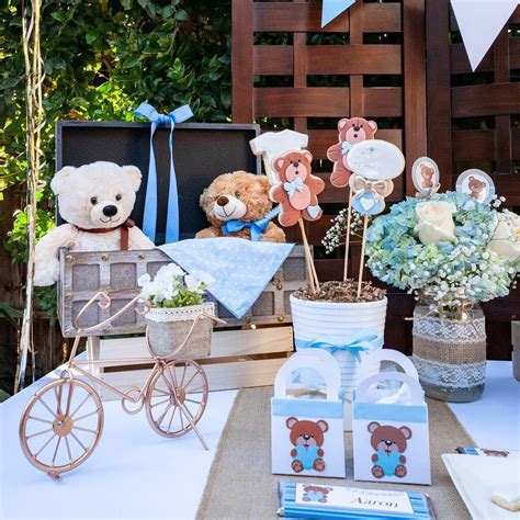 Image may contain: outdoor Elegant Baby Shower, Teddy Bear Baby Shower, Shower Party, Baby ...
