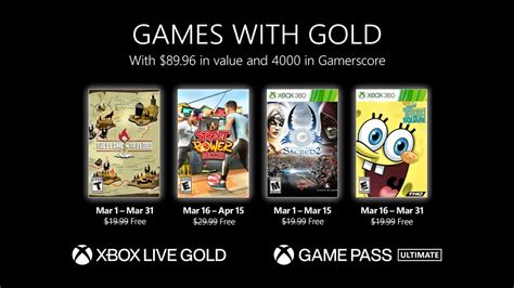 March’s Xbox Live Games with Gold have been confirmed | VGC