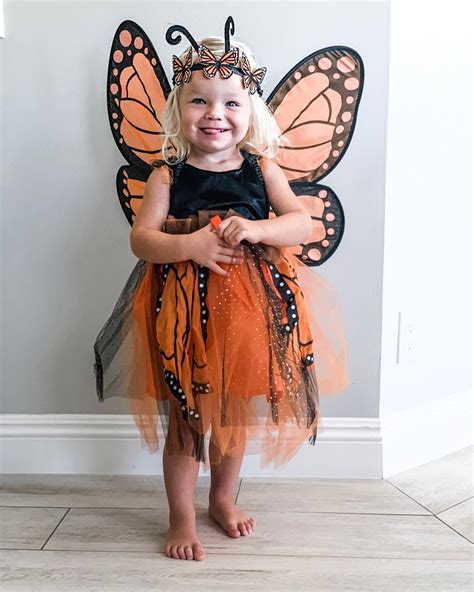 Monarch Butterfly Tutu Toddler Halloween Costume | Halloween costume toddler girl, Toddler ...