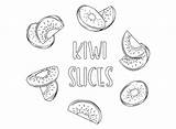 Kiwi Fruit Coloring Pages Printable For Free Download sketch template