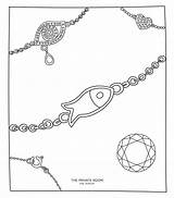 Diamond Necklace Coloring Page sketch template