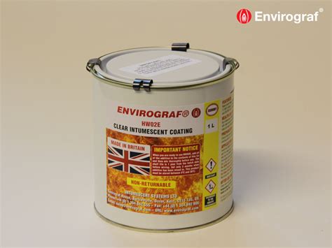 Intumescent Paint for Wood (HW System) - Envirograf