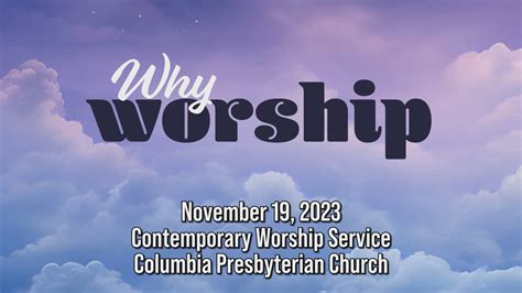 November 19, 2023 - Contemporary Worship on Vimeo