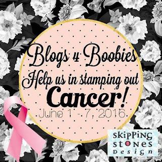 crafty goodies: Blogs 4 Boobies Blog Hop~ stamping out Cancer!
