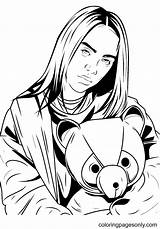 Billie Eilish Coloring Pages Printable For Free Download sketch template