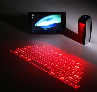 Laser keyboard ~ Apple