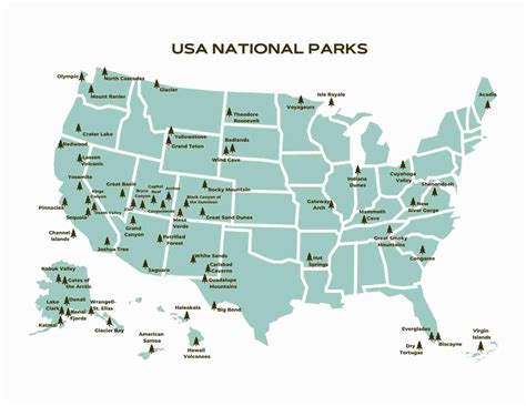 US National Parks List & Map (+ Printable Checklist & Map)