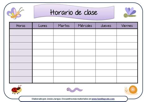 Pin de Belen Medina Gonzalez en Horario | Horario escolar, Horario de clases, Plantilla horario ...