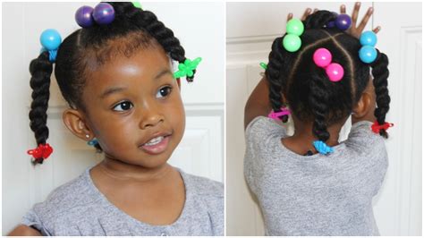 Ponytails & Twists | Cute Hairstyles for Kids - YouTube