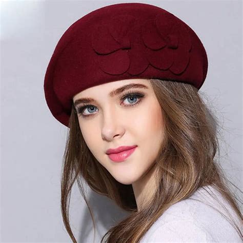 Aliexpress.com : Buy wool beret winter berets women winter felt beret ...