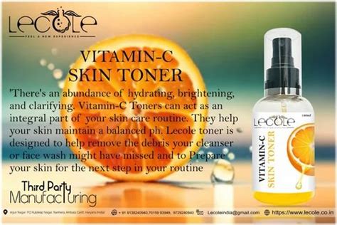 Vitamin C Skin Toner, Packaging Size: 120 mL at Rs 52/bottle in Ambala | ID: 2851640976348