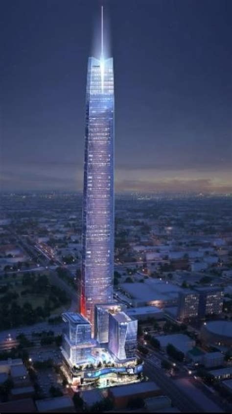 What is the tallest building in the world? Oklahoma City plans to build a 1,907 foot skyscraper ...