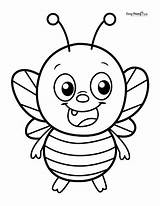 Printable Bee Coloring Pages – 30 Cute Sheets  Easy Peasy And Fun sketch template