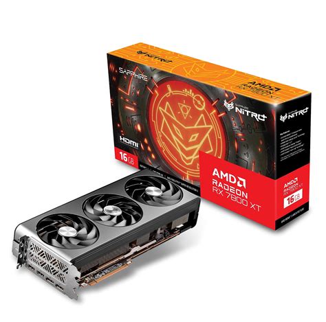 Amazon.com: Sapphire 11330-01-20G Nitro+ AMD Radeon RX 7800 XT Gaming ...