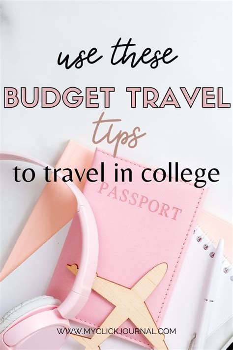 How to Travel on a Budget in College | myclickjournal in 2021 | Budget travel tips, Budget ...