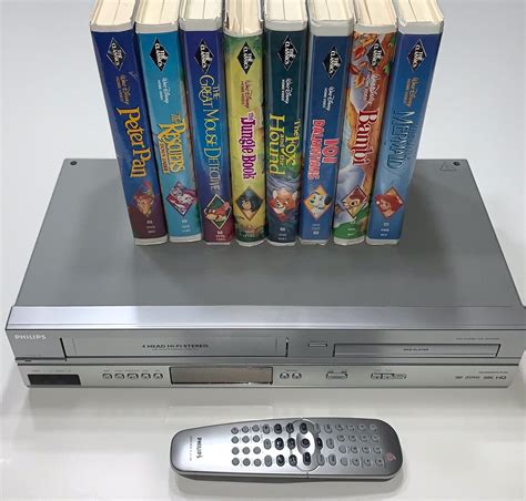 Philips DVP3345V/17 DVD VHS Recorder VCR Combo Player OEM Remote + Rare VHS Dis | eBay