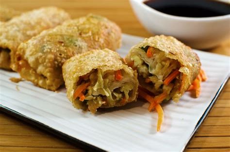 Vegetarian Eggrolls | Delicious healthy recipes, Vegitarian recipes, Food