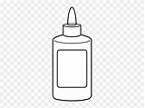 Glue Bottle Coloring Page sketch template