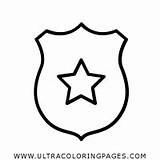Police Badge Coloring Pages  Ultra sketch template