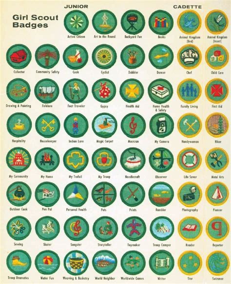 Girl Scout badges 1964 -- were you in Scouts then? What badges did you have? | Girl scout badges ...