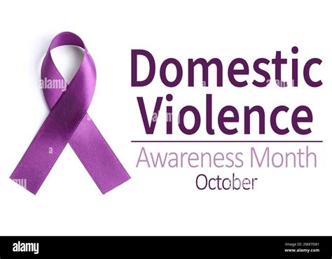 Domestic violence awareness month Cut Out Stock Images & Pictures - Alamy