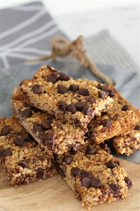 Easy Chocolate Chip Muesli Bars - Bake Play Smile