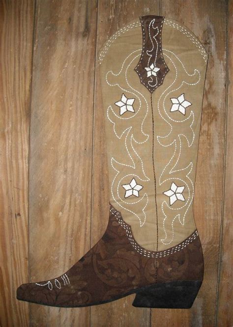 Cowboy Boot Quilt Pattern - WoodWorking Projects & Plans