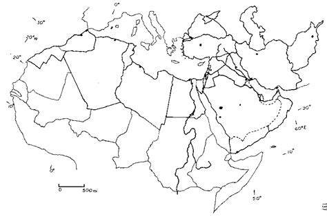 Blank Map North Africa