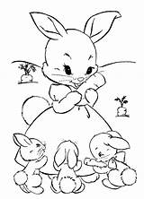 Printable rabbit coloring Page For kids  Rabbit & Bunny Coloring Pages sketch template