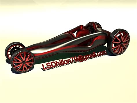 3d concept car model