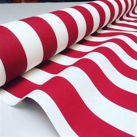 Teflon Waterproof Outdoor Fabric for cushion, gazebo, beach - 140cm wide, sold by metre -RED ...