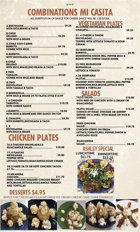 Menu at Burrito Express restaurant, Ellisville