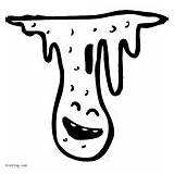 Simple Slime Coloring Pages  Free Printable sketch template