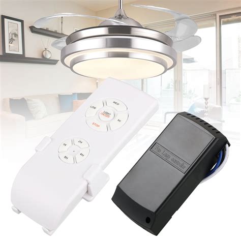 Universal Ceiling Fan and Lights Timing Wireless Remote Control Kit for ...