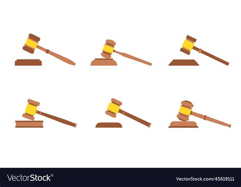 Gavel of justice Royalty Free Vector Image - VectorStock