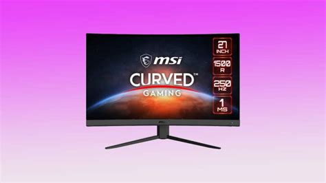 This curved MSI 240Hz gaming monitor just saw a massive price drop | WePC