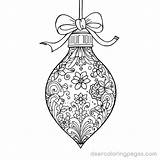 Christmas Bulb Coloring Pages  1 Free Printable AI Generated Designs sketch template
