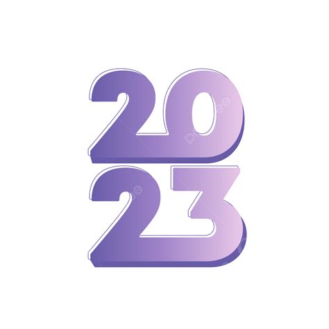 2023 New Year Word Art Font, 2023, 2023 Art, Years PNG and Vector with Transparent Background ...