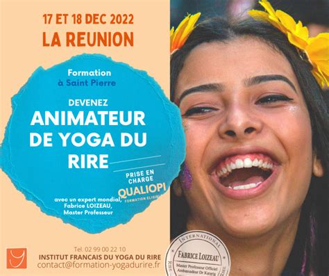 Formation animateur de yoga du rire 17/18 dec 22 - Offre Formations La Réunion • Cyphoma