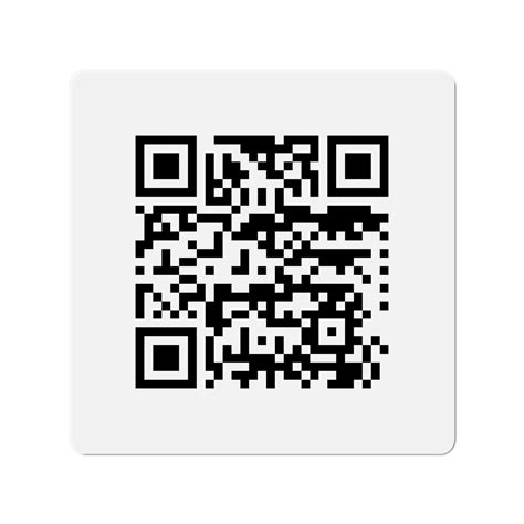 Custom QR Code Die-cut Magnets Business Material Promo Item Company Website Customized Item ...