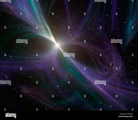 An artists concept depicting the pulsar planet system hi-res stock photography and images - Alamy