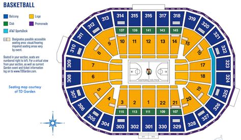 Td Garden Celtics Seating Chart