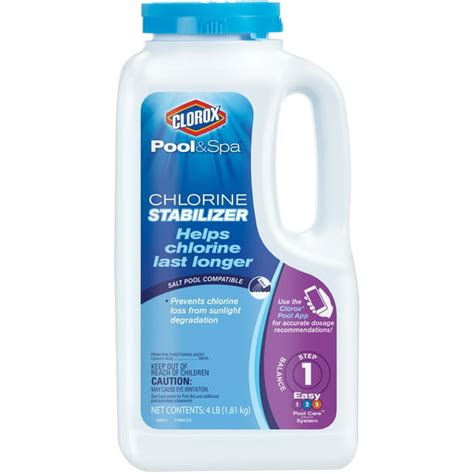 Clorox Pool&Spa Pool Chlorine Stabilizer, 4 lbs - Walmart.com - Walmart.com